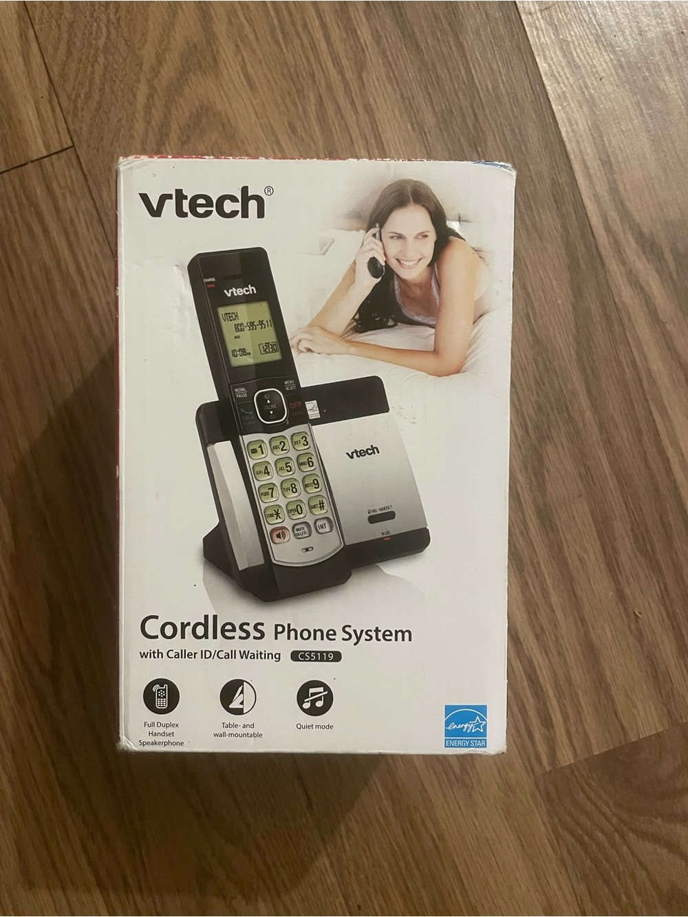 VTech Cordless Phone System - Silver and Black